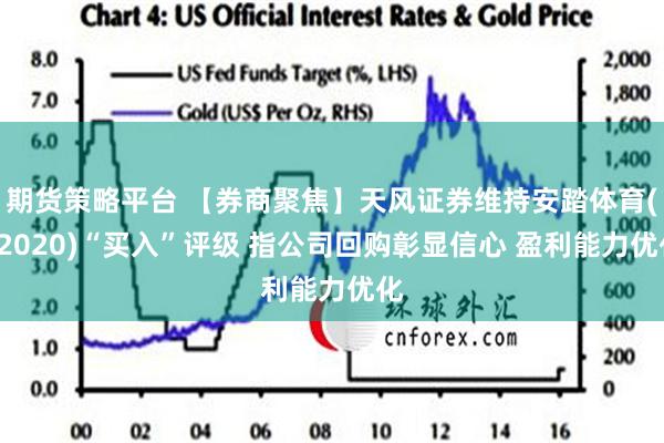 期货策略平台 【券商聚焦】天风证券维持安踏体育(02020)“买入”评级 指公司回购彰显信心 盈利能力优化