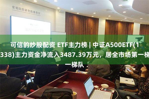 可信的炒股配资 ETF主力榜 | 中证A500ETF(159338)主力资金净流入3487.39万元，居全市场第一梯队