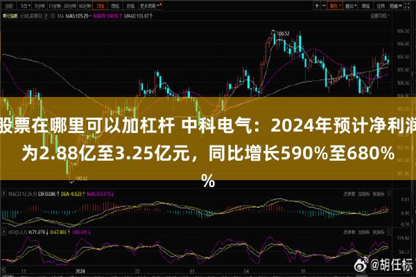 股票在哪里可以加杠杆 中科电气：2024年预计净利润为2.88亿至3.25亿元，同比增长590%至680%